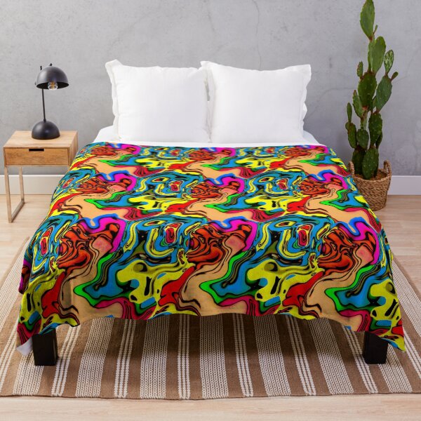 Item preview, artist dreams vibrant swirls abstract designed and sold by Aurorapod.