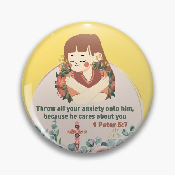 Item preview, Bible Scripture 1 Peter 5:7 designed and sold by VerseforWear.