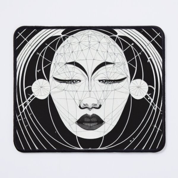 Item preview, Sacred Geometric African Dreadlocks Portrait designed and sold by LocFestNYC.