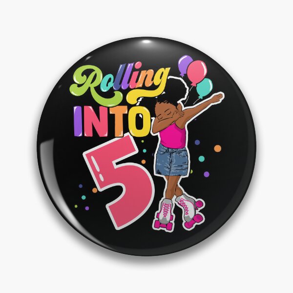 Item preview, Rolling In 5 Years Old Dabbing Roller Skate 5th BDay designed and sold by QueenOfPrint.
