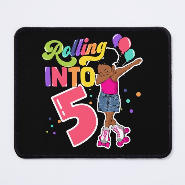 Item preview, Rolling Into 5 Years Old Dabbing Roller Skate 5th BDay designed and sold by QueenOfPrint.