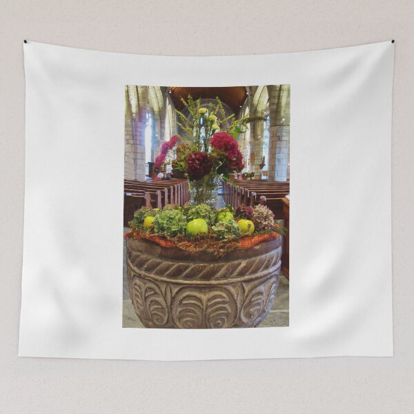 Item preview, Harvest Festival Display On Font (St. Petroc's Church) designed and sold by lezvee.