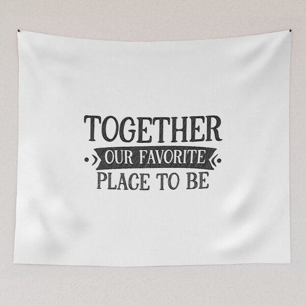 Item preview, together our favorite place to be designed and sold by RedArtsDesign.
