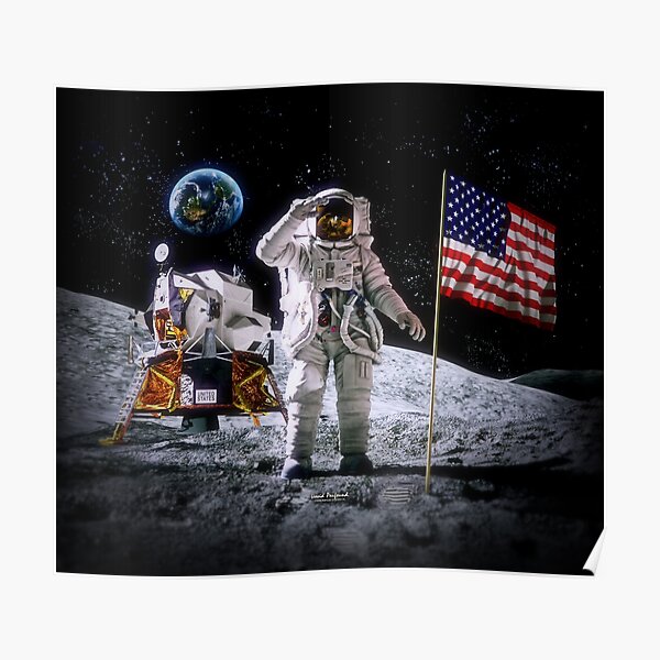 Moon Landing Poster