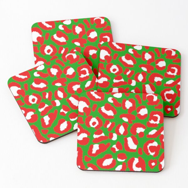Item preview, Christmas Leopard Print Red and Green designed and sold by Julie Erin Designs.