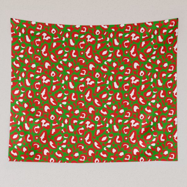 Item preview, Christmas Leopard Print Red and Green designed and sold by Julie Erin Designs.