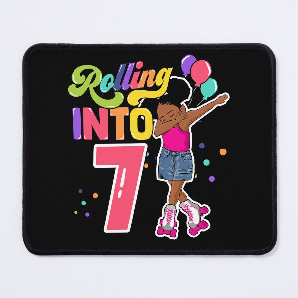 Item preview, Rolling Into 7 Years Old Dabbing Roller Skate 7th BDay designed and sold by QueenOfPrint.