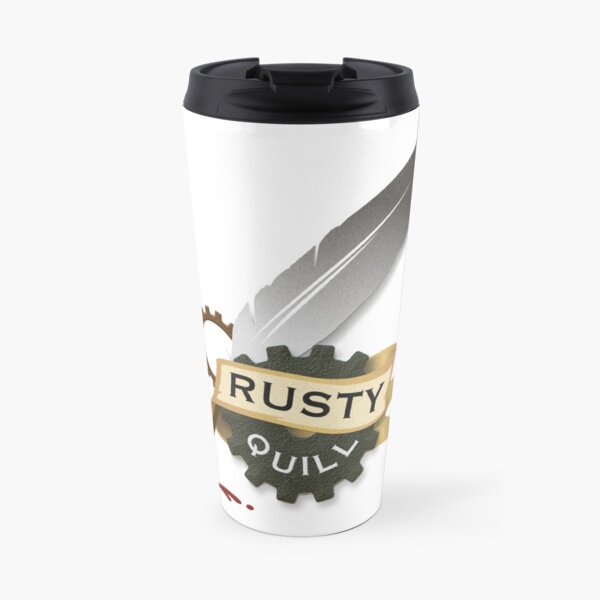 Rusty Quill Company Logo Travel Mug