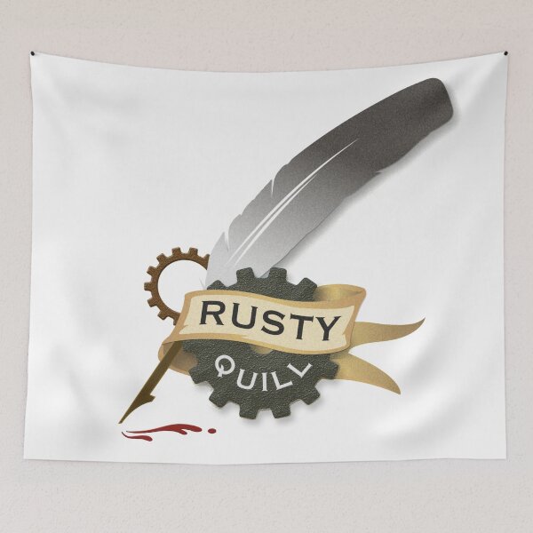 Item preview, Rusty Quill Company Logo designed and sold by RustyQuill.