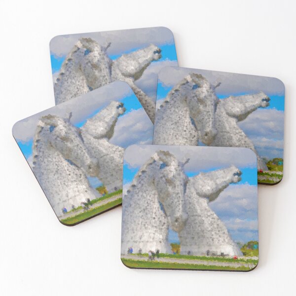 Item preview, The Kelpies of Falkirk designed and sold by ArtOfScotland.