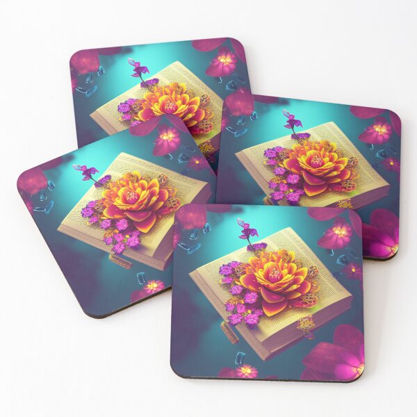 Item preview, Book Floating with Flowers designed and sold by FlakeyBiscuit3.