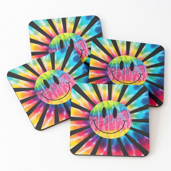 Item preview, Tie-Dye Positive Happy Smiley Face designed and sold by BronikowskiART.