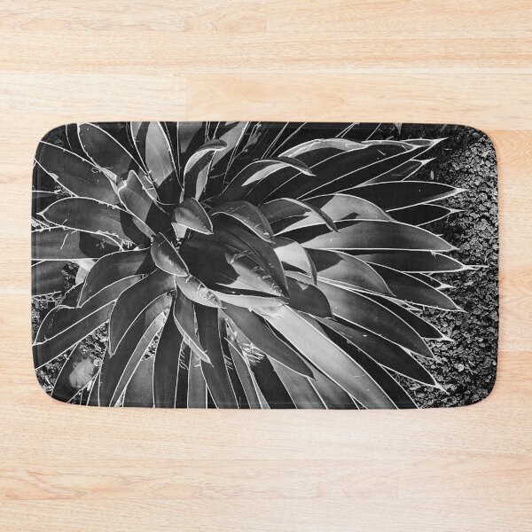 Item preview, Exotic Black And White Succulent Art Photo designed and sold by DEC02.
