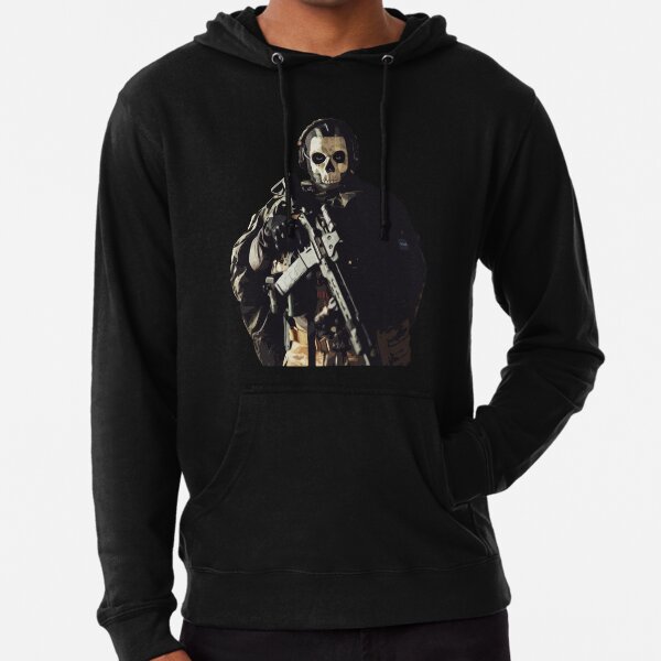 Modern Warfare II Ghost Art Black Hoodie