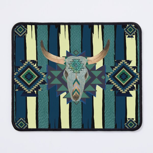 Item preview, Tribal Symbols With Cow Scull designed and sold by handsoftime2020.