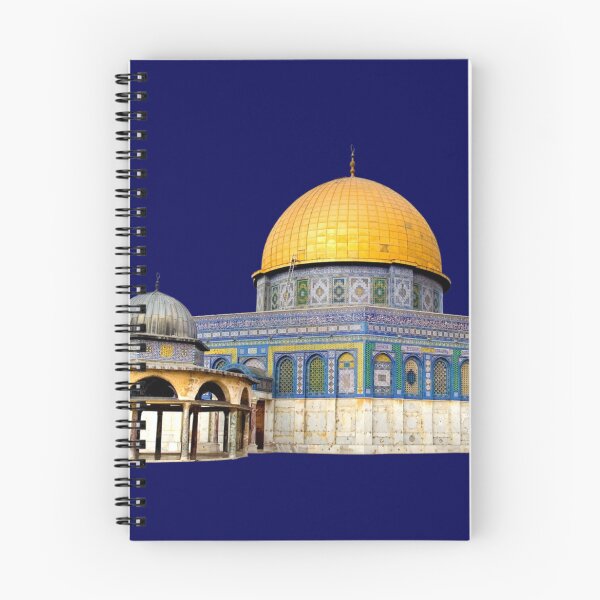 Item preview, Islamic Wall Art, Beige, blue, and orange mosque Dome of the Rock Temple Mount Old City Quds Day State of Palestine designed and sold by AnadAA.