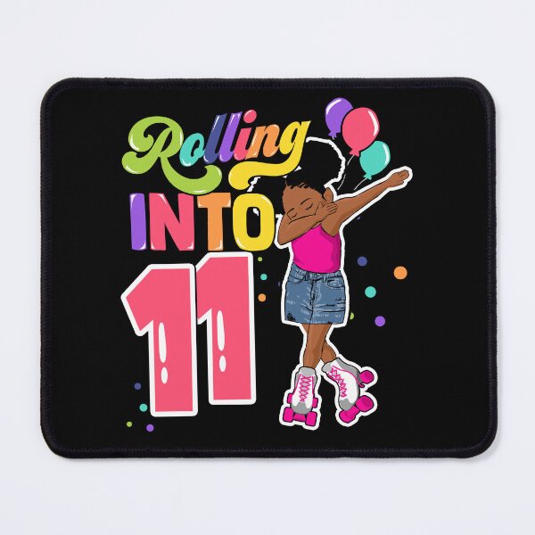 Item preview, Rolling Into 11 Years Old Dabbing Roller Skate 11th BDay  designed and sold by QueenOfPrint.