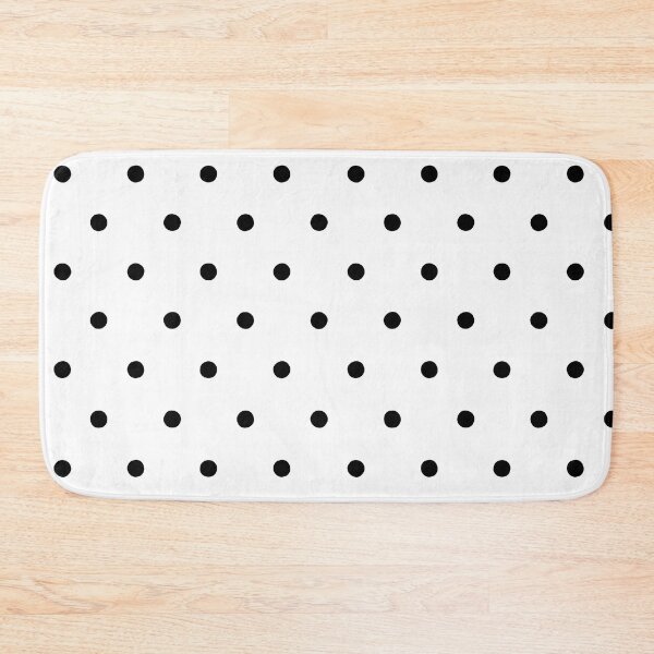Item preview, Black and White Classic Polka Dot Pattern designed and sold by All-Black-White.