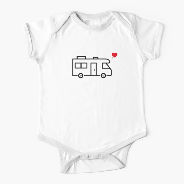 Camper/RV Love Short Sleeve Baby One-Piece