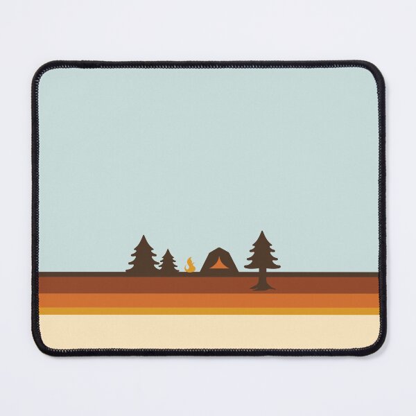 Item preview, Happy Camper (Retro, 70s, Camping) designed and sold by Amanda Weedmark.