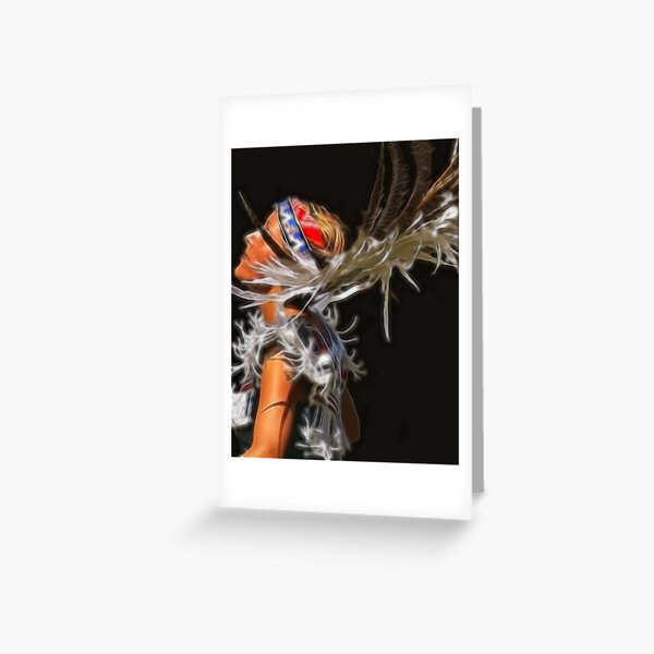 Indian Maiden Greeting Card