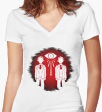 Harkness, Harkness, Darkness & Sphinx Women's Fitted V-Neck T-Shirt