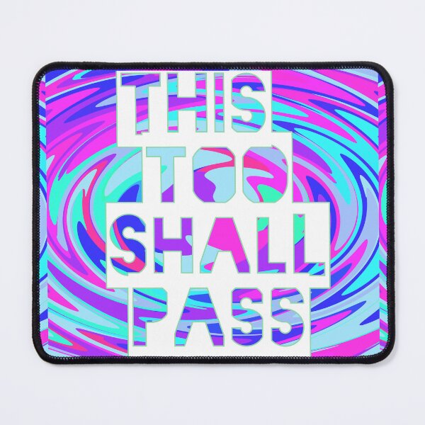 Item preview, This Too Shall Pass Multicolor designed and sold by SarahKStickers.