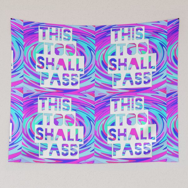 Item preview, This Too Shall Pass Multicolor designed and sold by SarahKStickers.