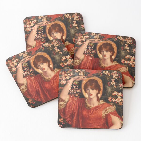 Item preview, A Vision of Fiammetta | Dante Gabriel Rossetti | 1878 Pre-Raphaelite Art designed and sold by CJET.