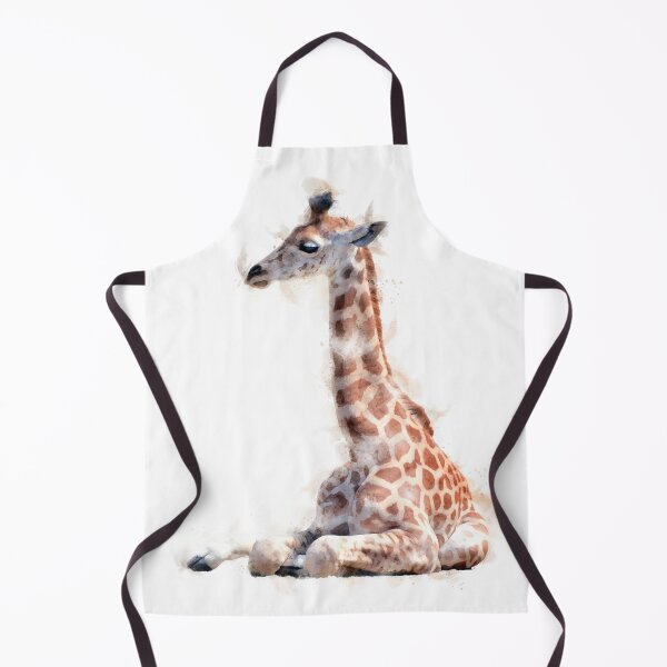 Item preview, Baby Giraffe Watercolour Artwork designed and sold by Typeglyphs.