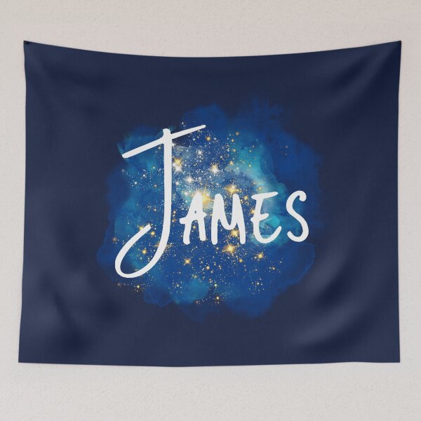Item preview, James, Stars and Watercolor designed and sold by faithtfoster.