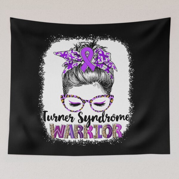Item preview, Messy Bun Leopard Turner Syndrome Warrior designed and sold by rechardtee.