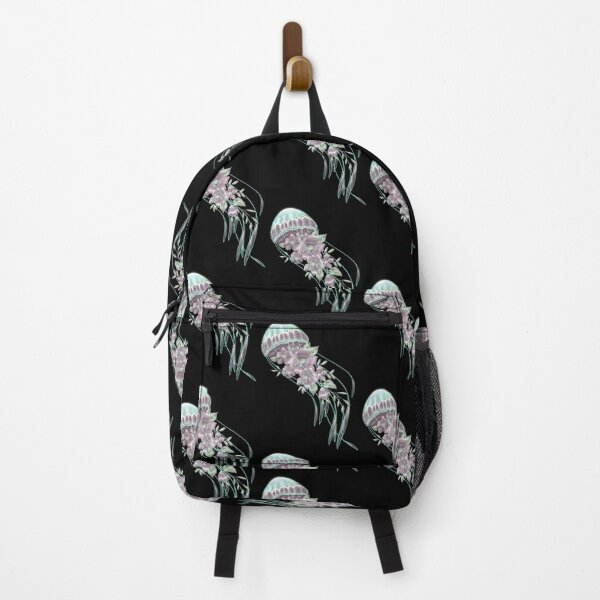 Item preview, Jellyfish Flower Graphic Beautiful Floral Swimming Art designed and sold by Paula Helit.