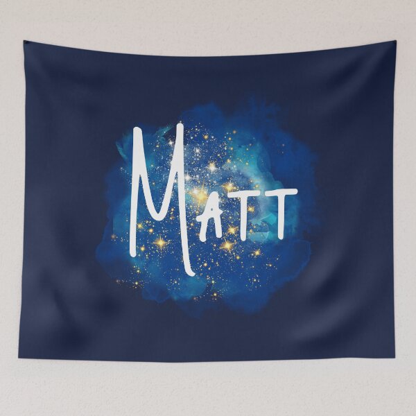 Item preview, Matt, Stars and Watercolor designed and sold by faithtfoster.