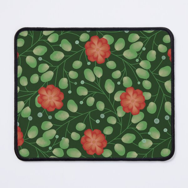 Item preview, Christmas Floral - Green designed and sold by JaselviiStudio.