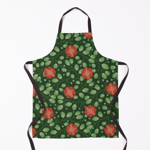 Item preview, Christmas Floral - Green designed and sold by JaselviiStudio.