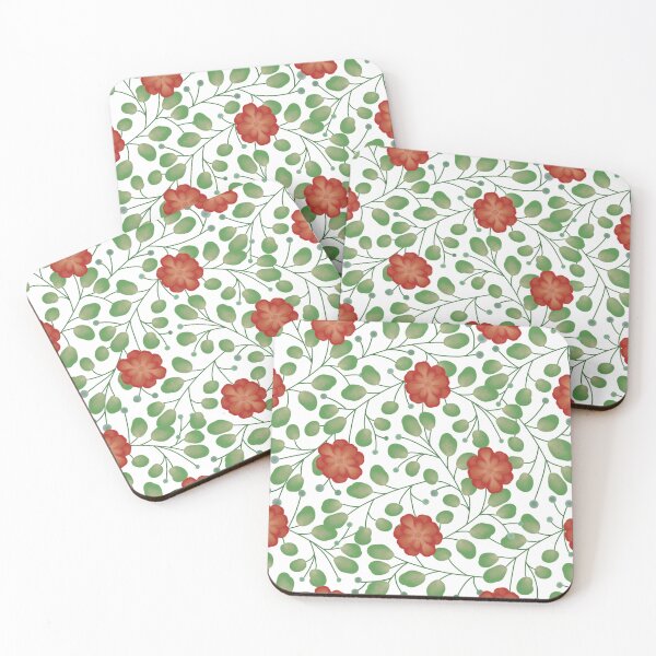 Item preview, Christmas Floral - White designed and sold by JaselviiStudio.