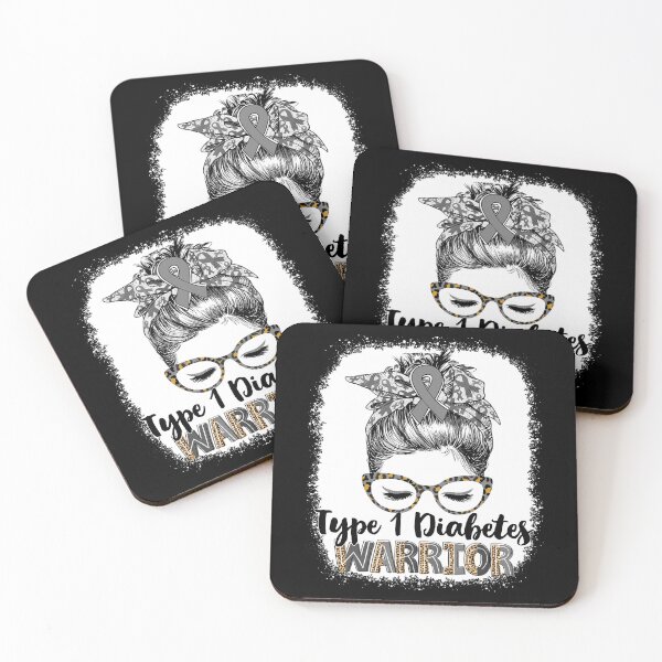 Item preview, Messy Bun Leopard Type 1 Diabetes Warrior designed and sold by rechardtee.