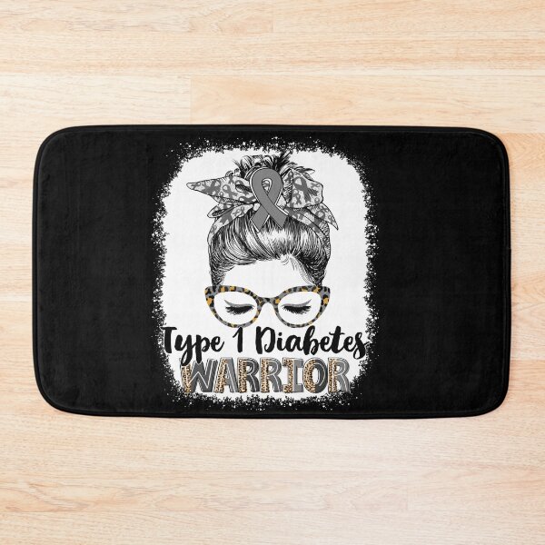 Item preview, Messy Bun Leopard Type 1 Diabetes Warrior designed and sold by rechardtee.
