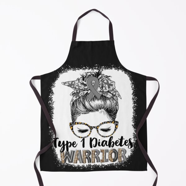 Item preview, Messy Bun Leopard Type 1 Diabetes Warrior designed and sold by rechardtee.