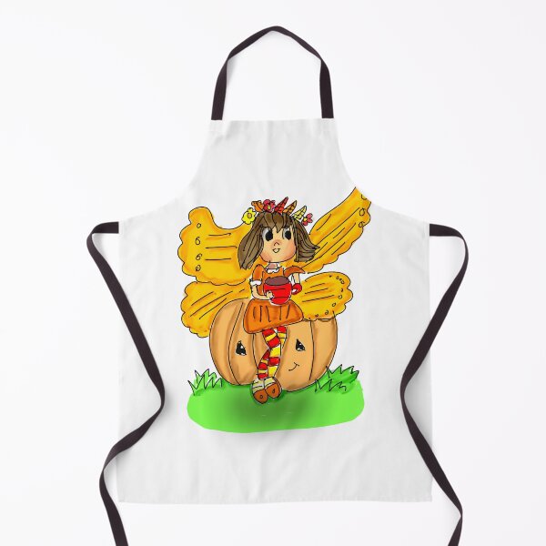 Item preview, Fall Fairy Sitting on a Pumpkin designed and sold by H-artful.