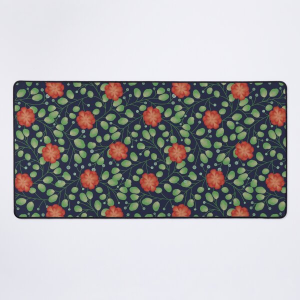 Item preview, Christmas Floral - Blue designed and sold by JaselviiStudio.