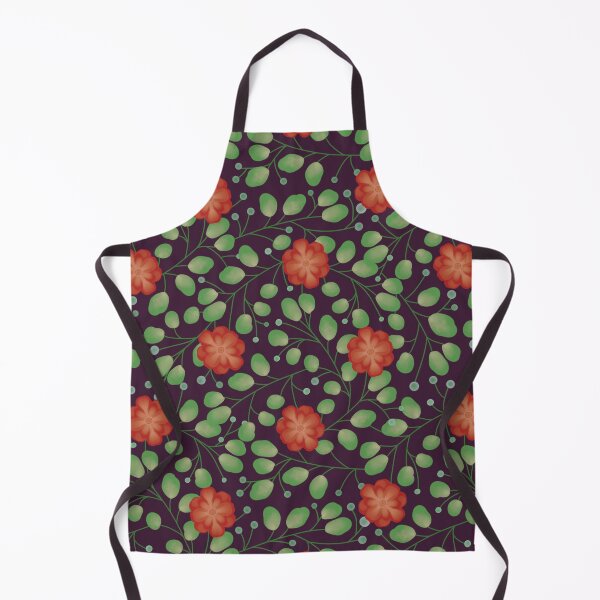 Item preview, Christmas Floral - Brown designed and sold by JaselviiStudio.