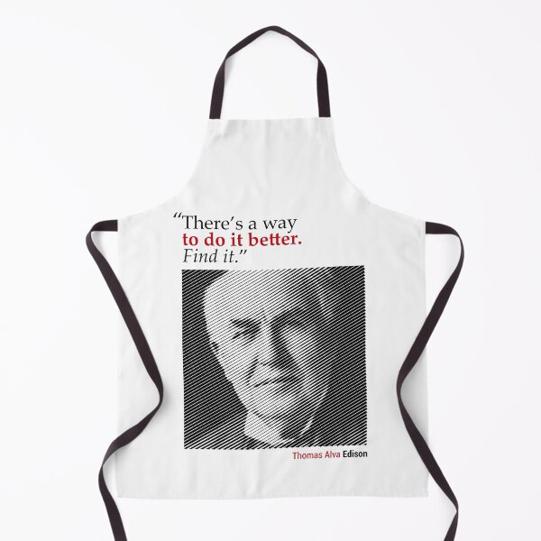 Item preview, Thomas Alva Edison's Portrait with a Creativity Quote designed and sold by emotica.
