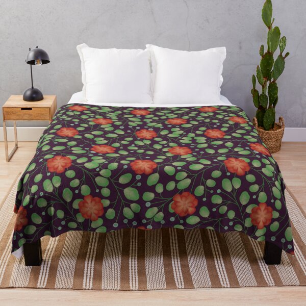 Item preview, Christmas Floral - Brown designed and sold by JaselviiStudio.