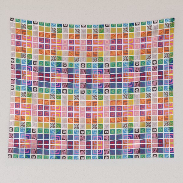 Item preview, Grannysquare mosaic designed and sold by AnnaSzuecs.