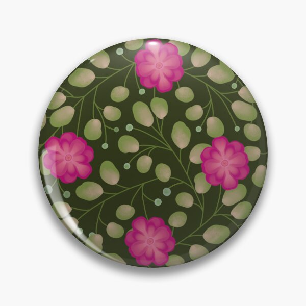 Item preview, Christmas Floral - Forest Green  designed and sold by JaselviiStudio.