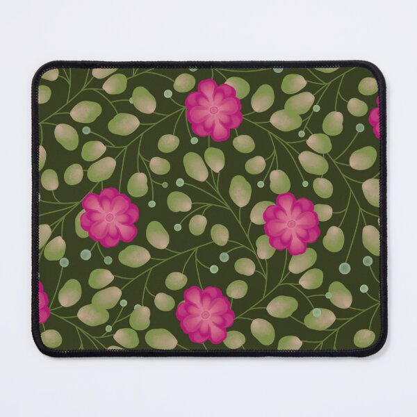 Item preview, Christmas Floral - Forest Green designed and sold by JaselviiStudio.
