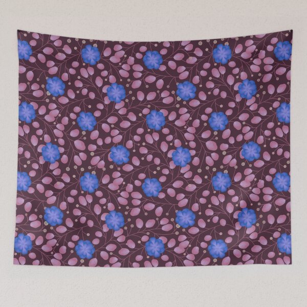Item preview, Christmas Floral - Burgundy  designed and sold by JaselviiStudio.
