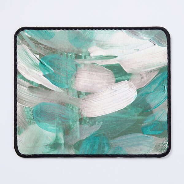 Item preview, Sea Foam Green And Cream Abstract Watercolor Painting designed and sold by DEC02.